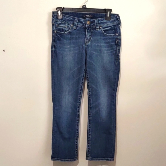Silver Jeans Denim - Silver Jeans - Suki Mid Pencil Skinny capris jeans size 27 x L22.5